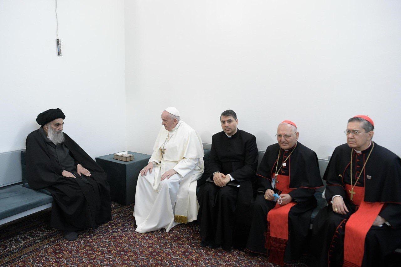 دام برس : دام برس | ضوء على بيان حديث  المرجع السيستاني مع بابا الفاتيكان